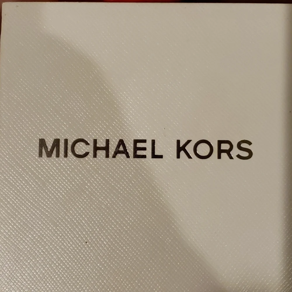Michael kors garner watch gunmetal gold new iob